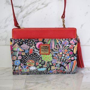 Dooney and Bourke Red Kenzie Crossbody Bag Purse